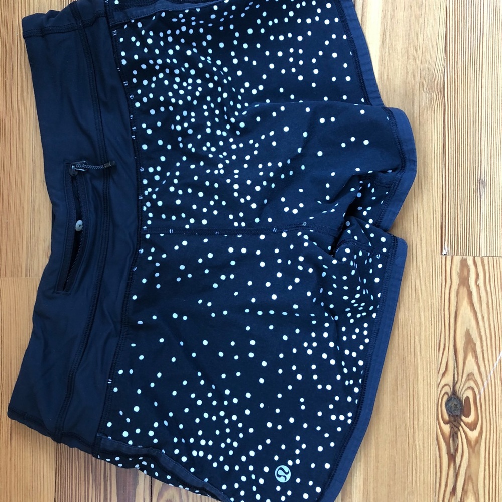 Lululemon blue hotty hot shorts